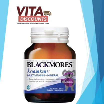 Blackmores Koalakids Multivitamins + Minerals Ctabs (60's x 1/2 Pack) [Exp 01/2028]