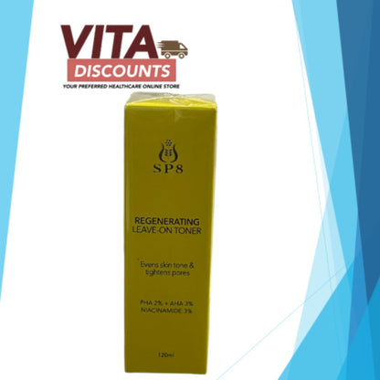 Sp8 Regenerating Leave-On Toner (120ml) [Exp 07/2027]  [Extra 1 Gift]