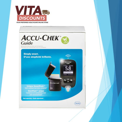 Accu-Chek Guide Regular Wireless Blood Glucose Meter And Lancing Device No Test Strips Included
