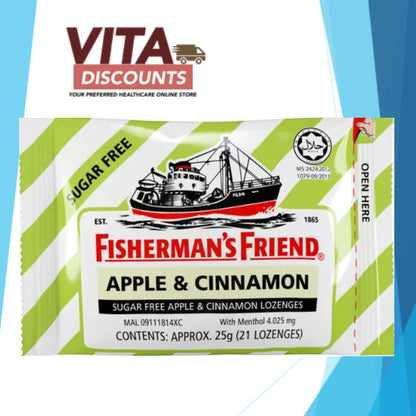 Fisherman's Friend Lozenges - Regular/Sugar Free Ranges (25g) [Exp 06/2028]