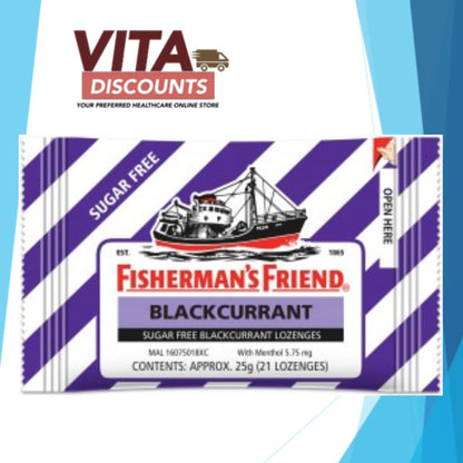 Fisherman's Friend Lozenges - Regular/Sugar Free Ranges (25g) [Exp 06/2028]