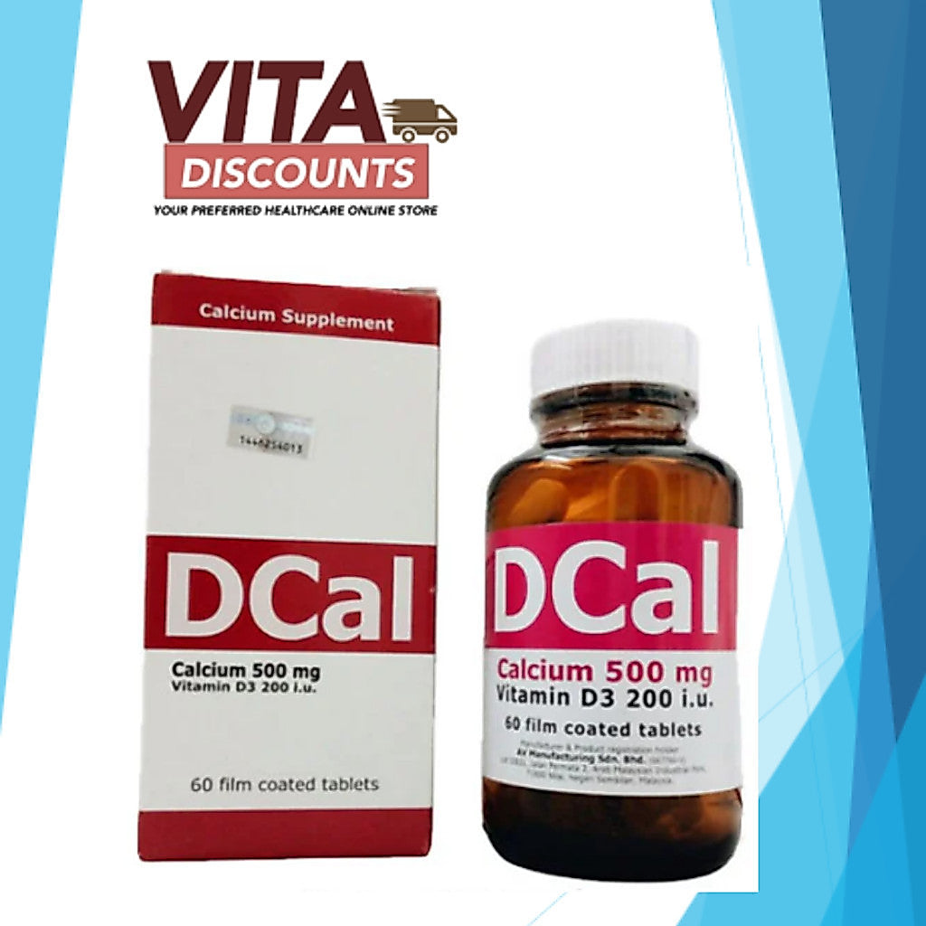 Dcal 500mg/200Iu Tabs (60's) [Exp 08/2027]