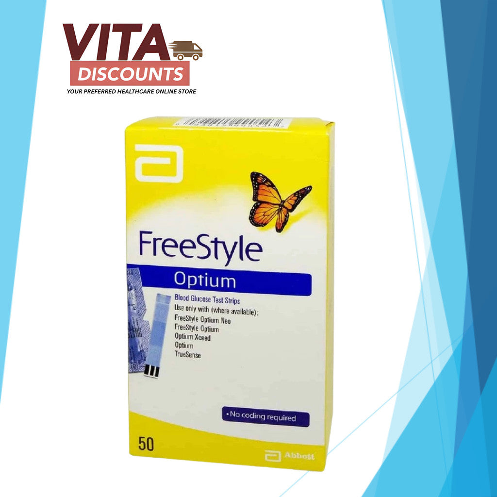 Freestyle Test Strips Optium (25's/50's) [Exp 07/2027]
