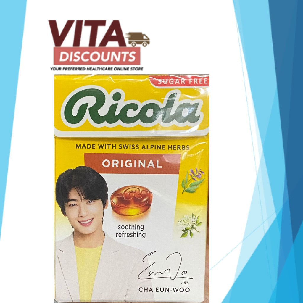 Ricola - Original/Blackcurrant/Elderflower/Lemonmint Sugar Free (40g)