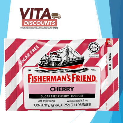 Fisherman's Friend Lozenges - Regular/Sugar Free Ranges (25g) [Exp 06/2028]