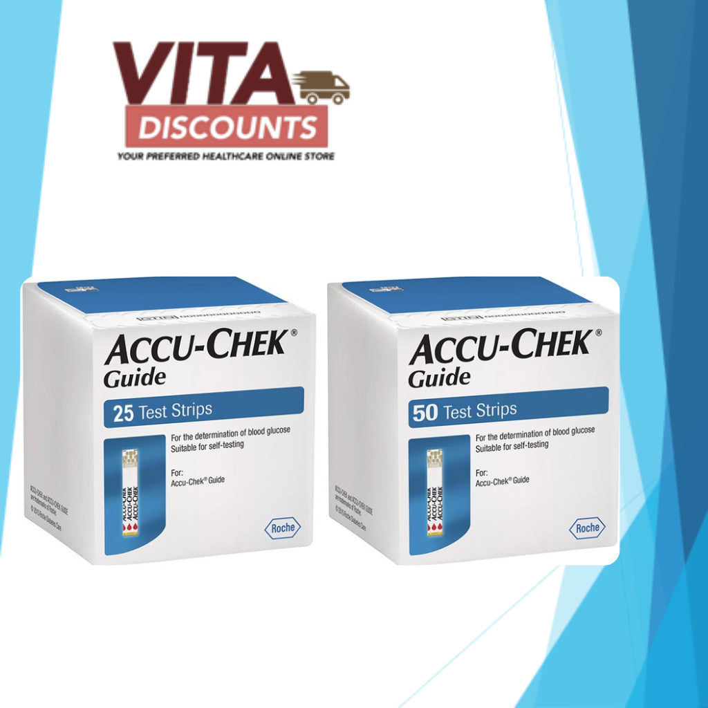 Accu-Chek Test Strips Guide (25's/50's) [Exp 04/2027]