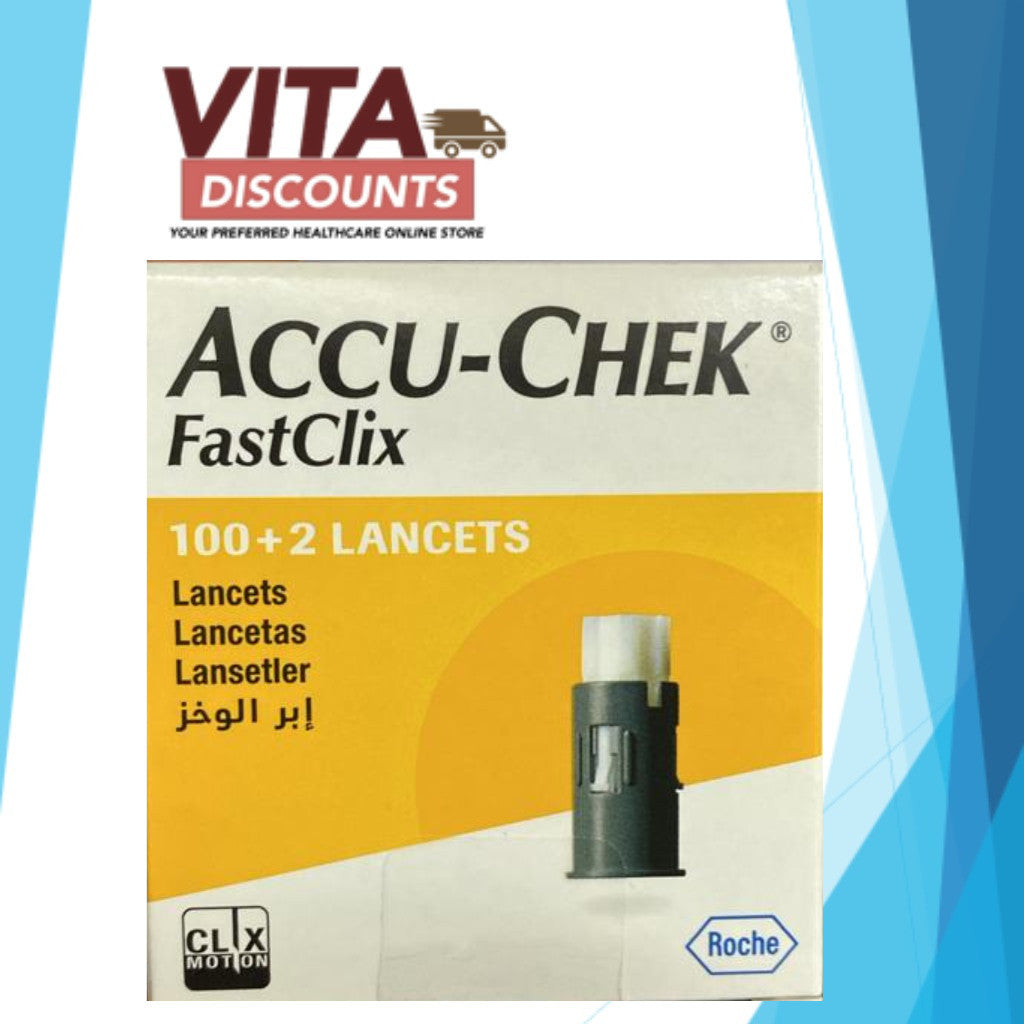 Accu-Chek Fastclix Lancets (100 + 2's) [Exp 01/2027]