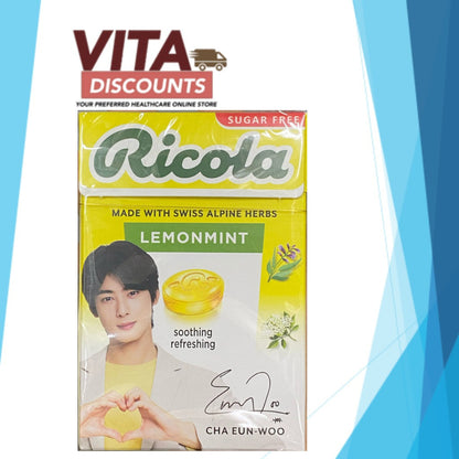 Ricola - Original/Blackcurrant/Elderflower/Lemonmint Sugar Free (40g)
