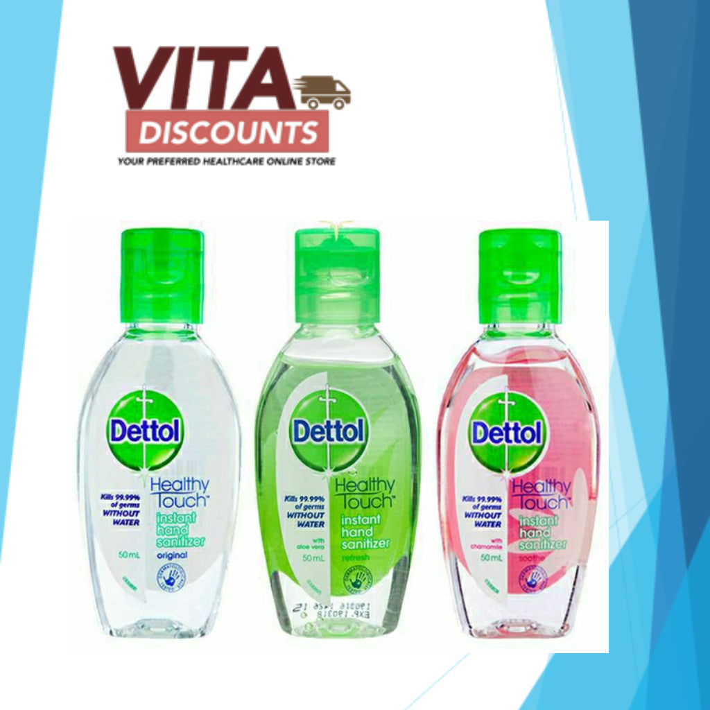 Dettol Instant Hand Sanitizer - Original/Refresh/Soothe (50ml) [Exp 12/2028]