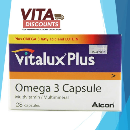 Vitalux Plus Omega 3 Caps (28's x 1/3 Pack) [Exp 10/2027]