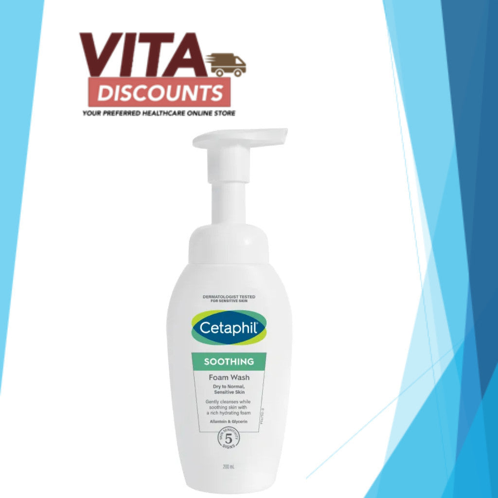 Cetaphil Soothing Foam Wash (200ml) [Exp 09/2027]