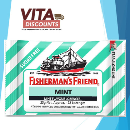 Fisherman's Friend Lozenges - Regular/Sugar Free Ranges (25g) [Exp 06/2028]