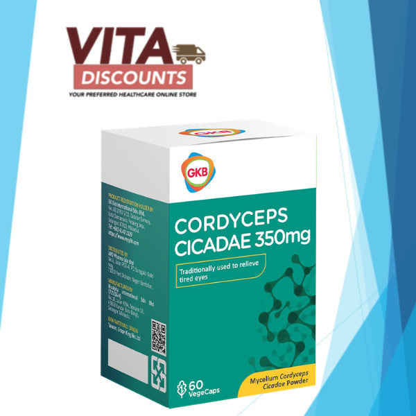 Gkb Cordyceps Cicadae 350mg Vcaps (60's) [Exp 03/2027]  [Extra 2 Gift]