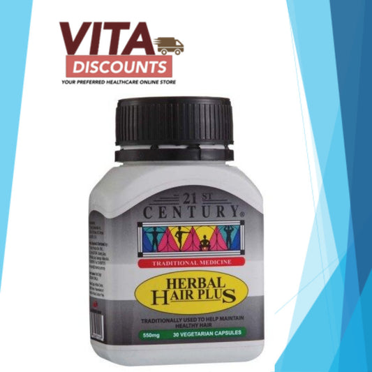 21St Century Herbal Hair Plus Caps (30's x 1/3 Pack) [Exp 09/2027]