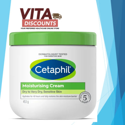 Cetaphil Moisturising Cream Single Bottle (453g) [Exp 02/2028]