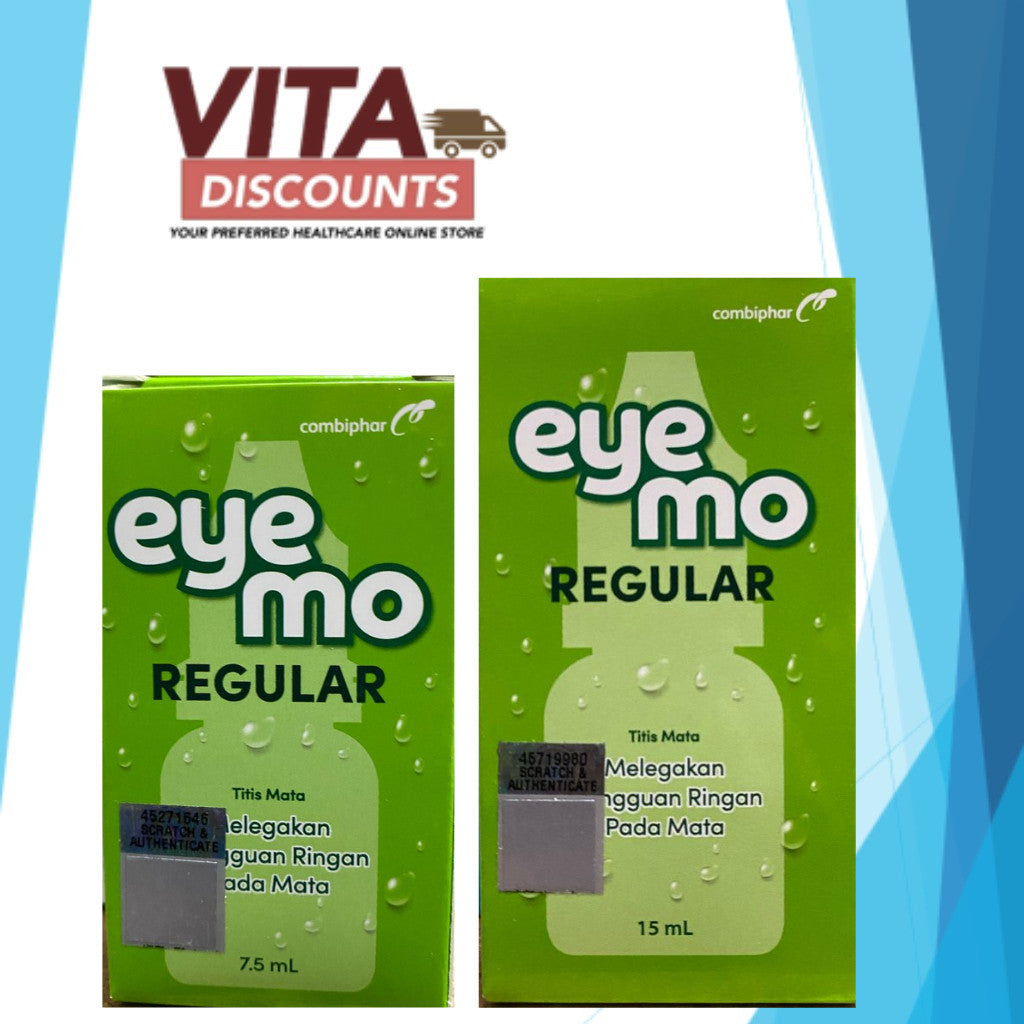 Eye Mo Eye Drops Regular (7.5ml/15ml) [Exp 12/2028]