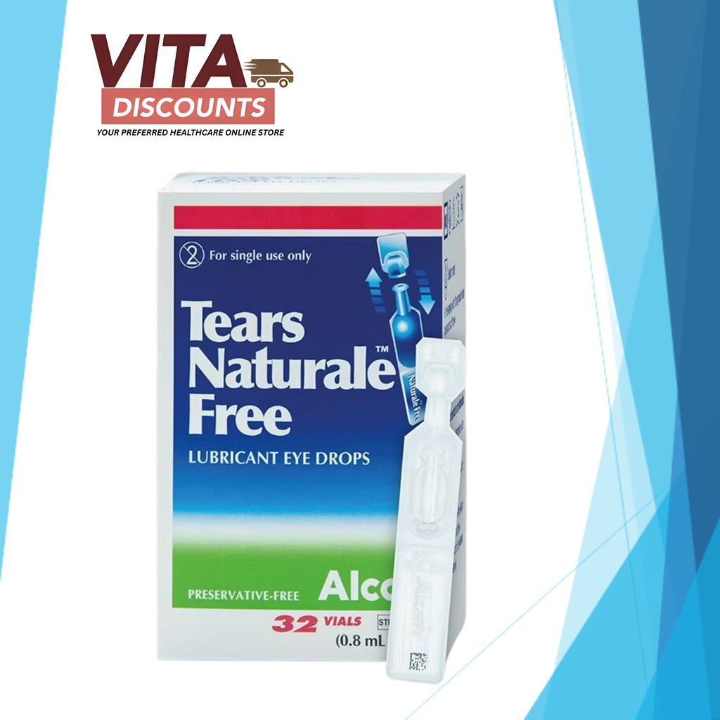 Tears Naturale Free Eye Drops (0.8ml x 32's) [Exp 12/2027]