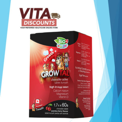 Bio+ Junior Growtal Ctabs (60's) [Exp 05/2027]  [Extra 1 Gift]