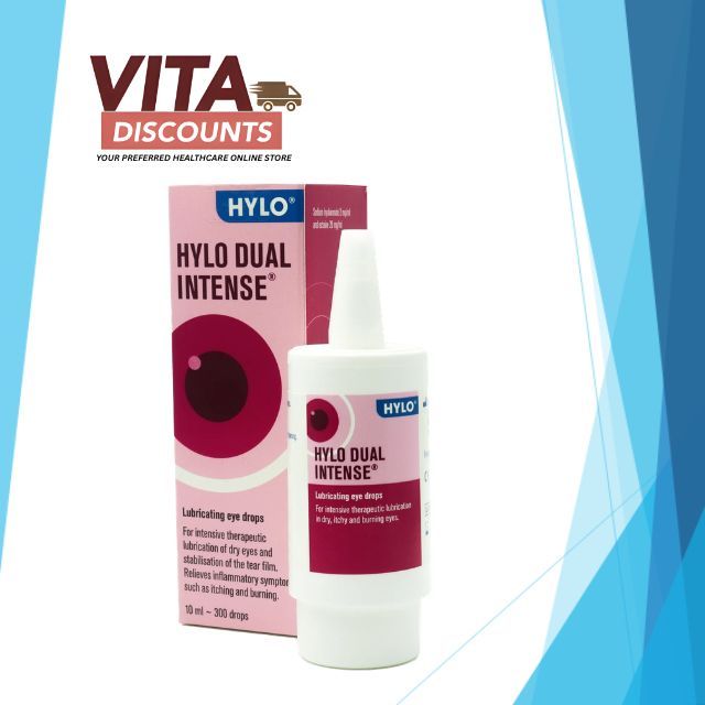 Hylo Dual Regular/Intense Lubricating Eye Drops (10ml) [Exp 08/2028]