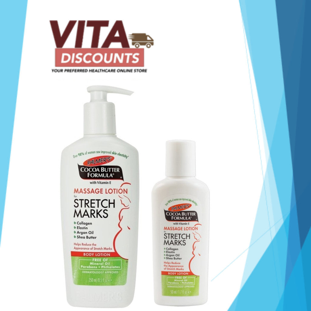 Palmer's Cocoa Butter Formula With Vitamin E Massage Lotion For Stretch Marks (50ml/250ml) [Exp 02/2027]