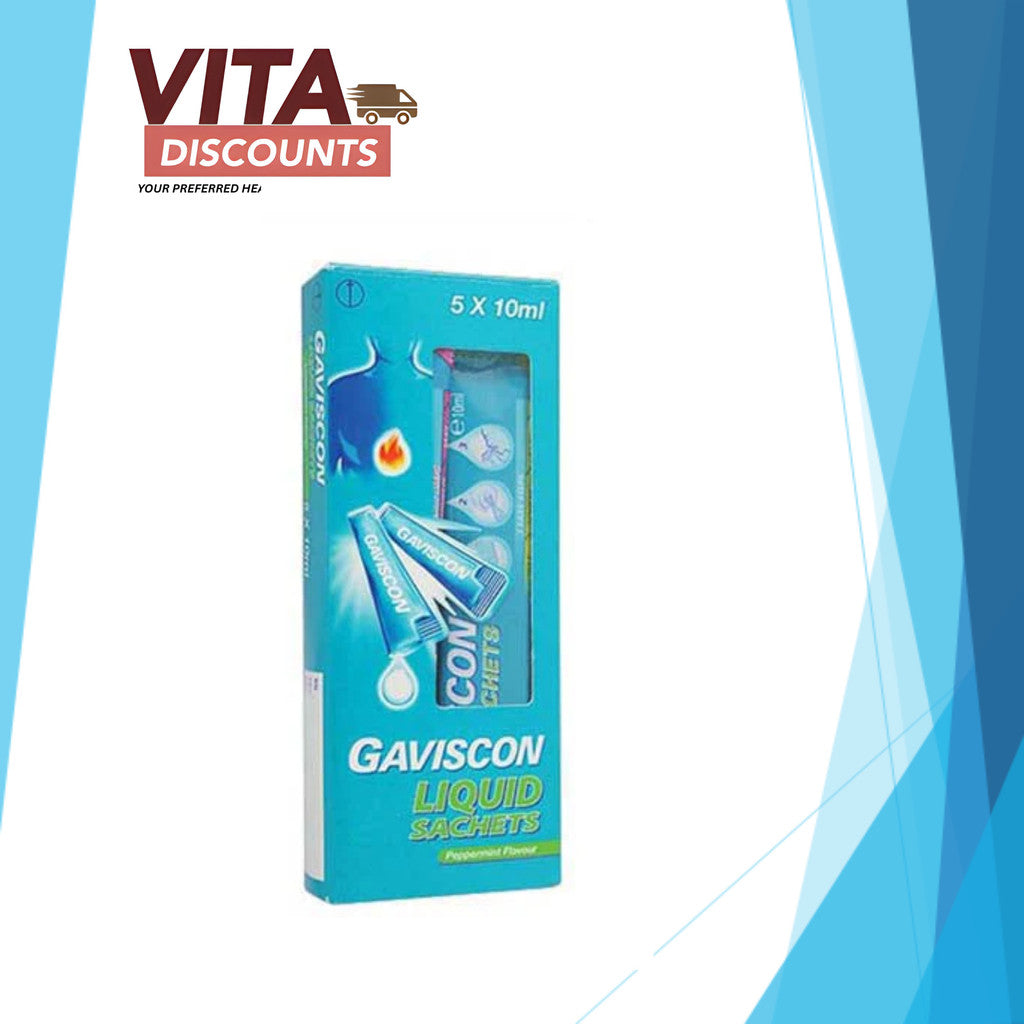 Gaviscon Liquid Sachets (10ml x 5's) [Exp 10/2027]