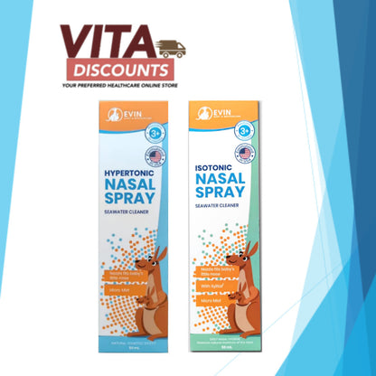Evin Nasal Spray - Hypertonic/Isotonic (50ml) [Exp 03/2028]