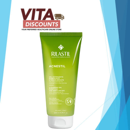 Rilastil Acnestil Cleansing Gel (200ml) [Exp 02/2029]