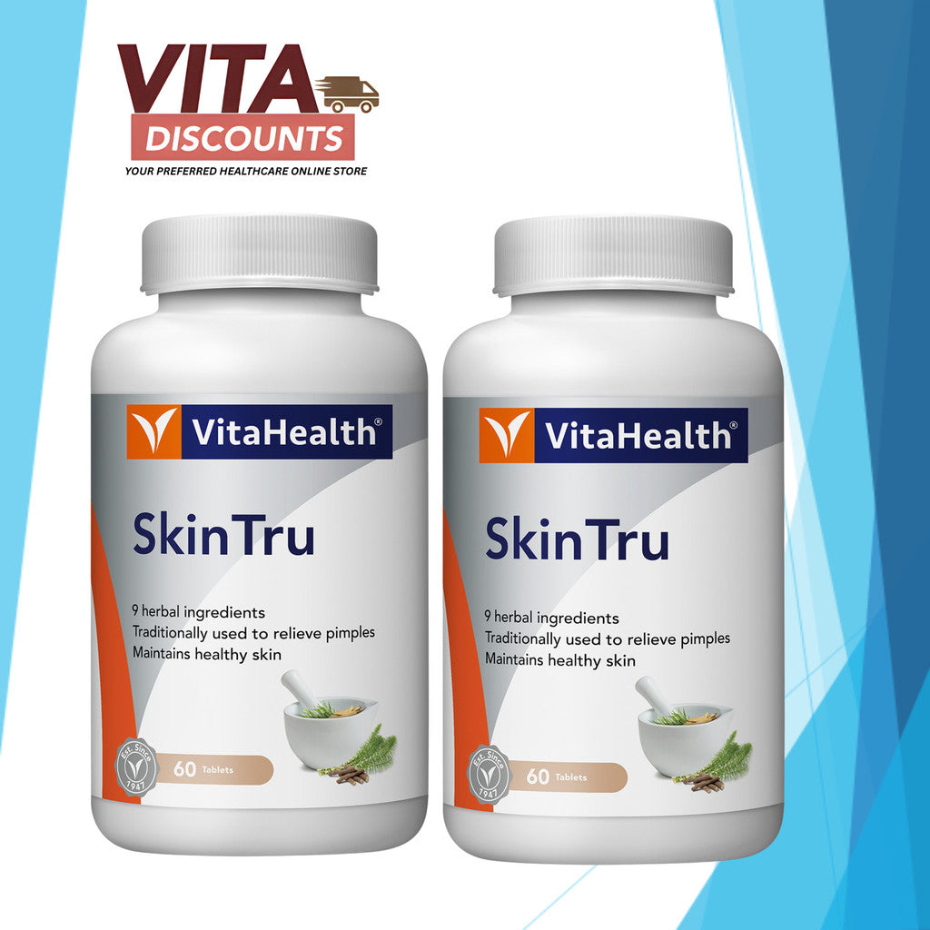 Vitahealth Skintru Tabs (60's x 2 Pack) [Exp 01/2027]