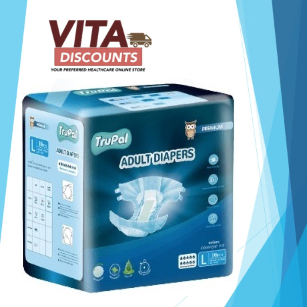 Trupal Premium Adult Diapers - M/L (1 Pack x 10's)