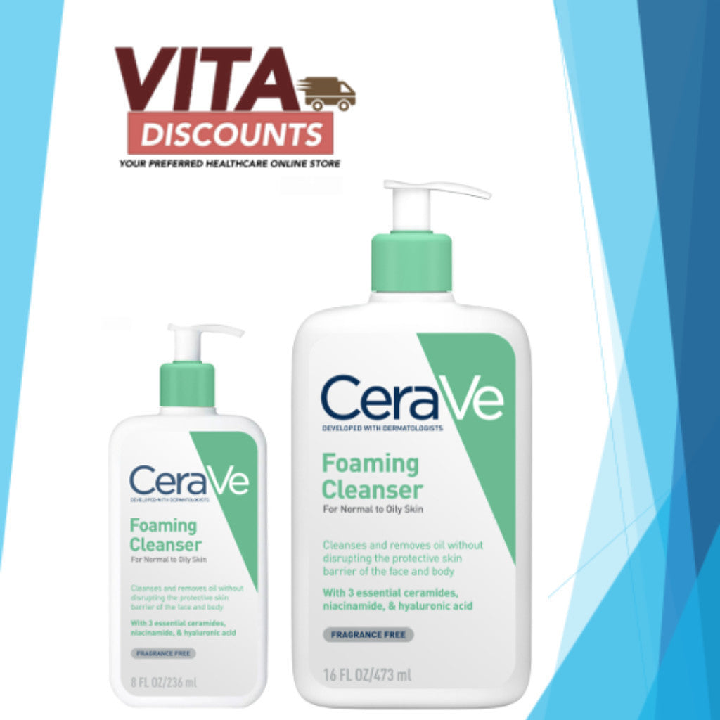 Cerave Foaming Cleanser (236ml/473ml) [Exp 09/2028]