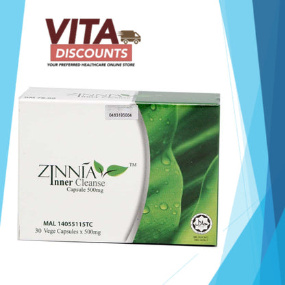 Zinnia Inner Cleanse Caps (30's) [Exp 11/2027]  [Extra 1 Gift]