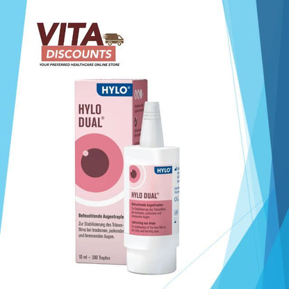 Hylo Dual Regular/Intense Lubricating Eye Drops (10ml) [Exp 08/2028]