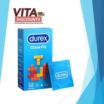 DUREX CONDOMS CLOSE FIT 12S EXP01/2027