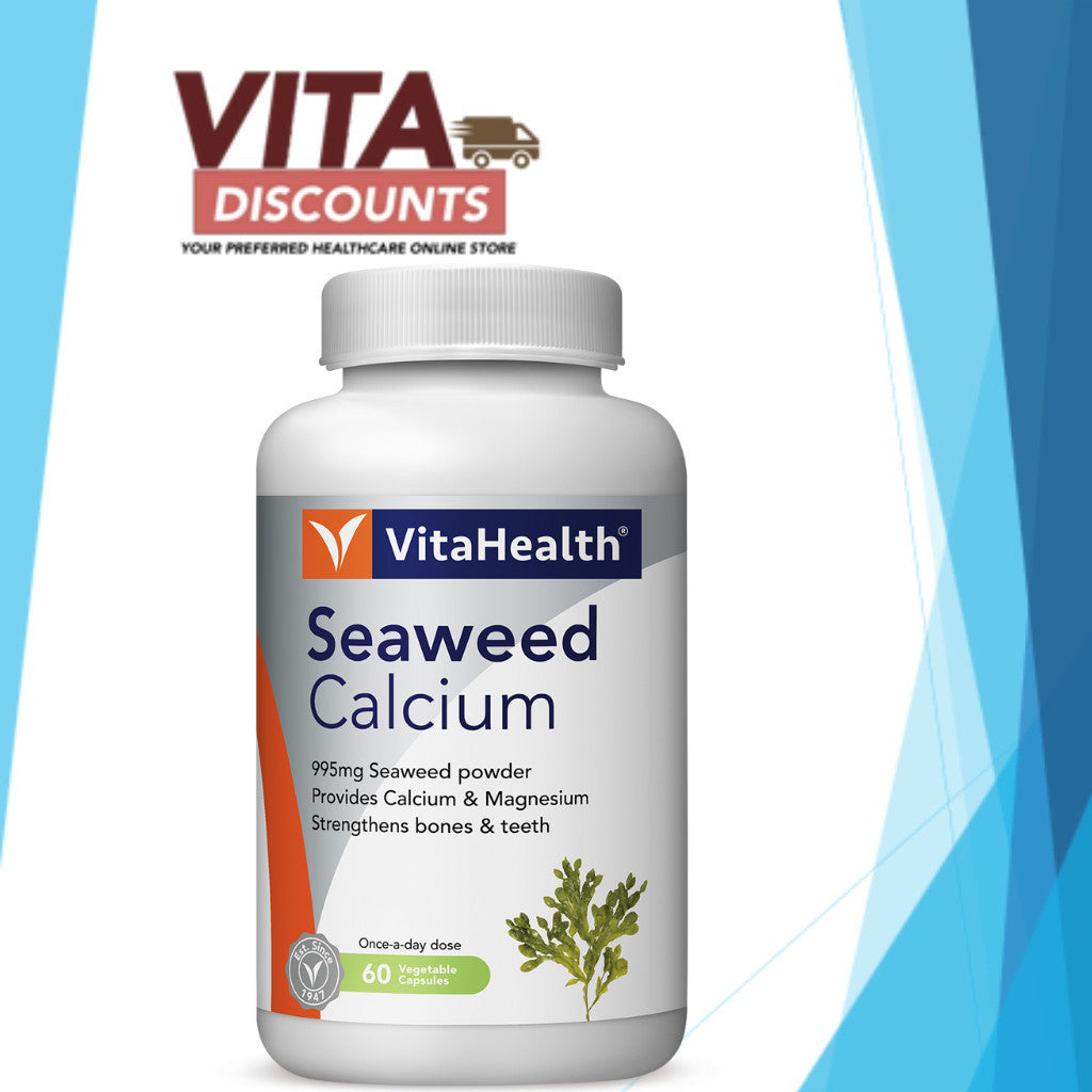 Vitahealth Seaweed Calcium Vcaps (60's) [Exp 02/2028]