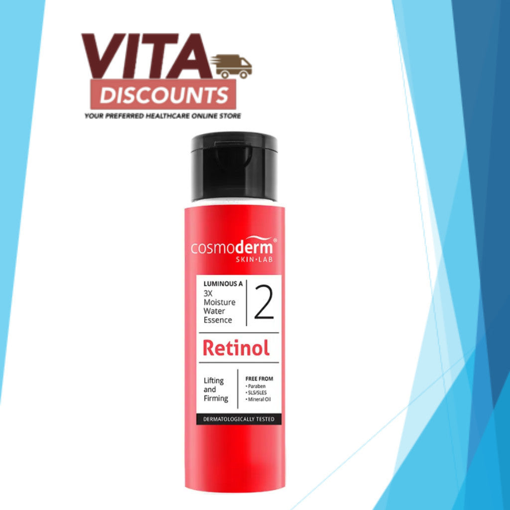 Cosmoderm 2 Retinol Luminous A 3X Moisture Water Essence (100ml)