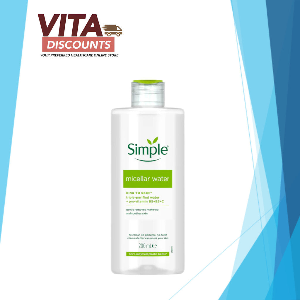 Simple Micellar Cleansing Water Kind To Skin (200ml) [Exp 08/2027]