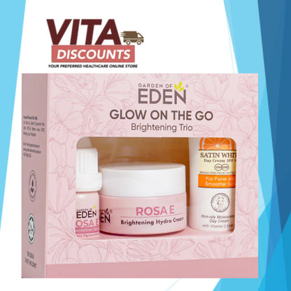 Garden Of Eden Glow On The Go Brightening Trio Set
