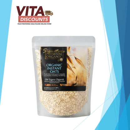 Signature Premium Organic Instant Oats (500g)