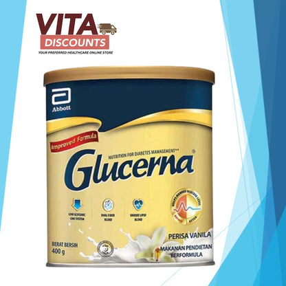 Glucerna Triple Care Powder Vanilla Small Tin (400g) [Exp 01/2028]