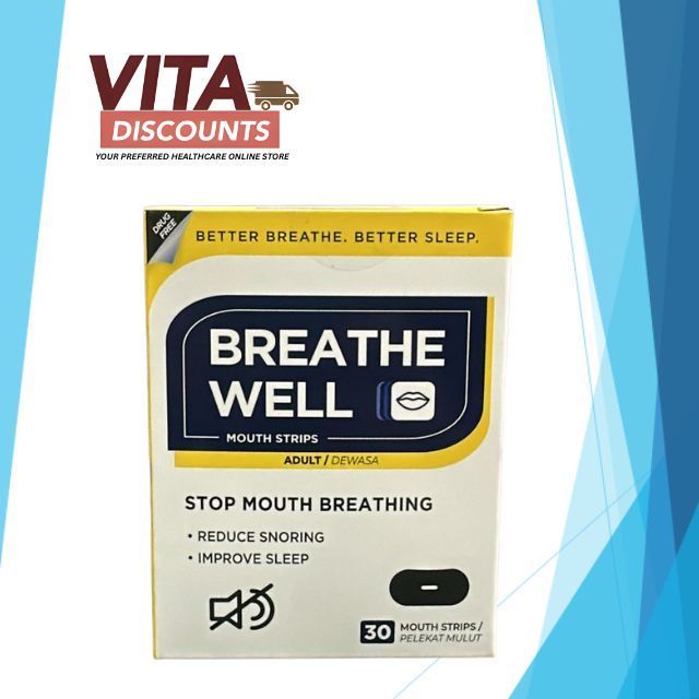 Breathe Well Mouth Strips Kids / Adult (30's) [Exp 03/2029]