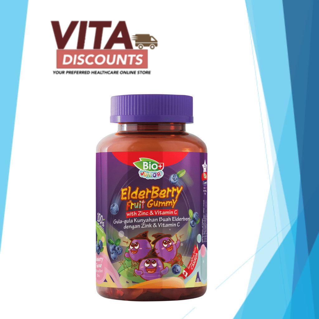Bio+ Junior Elderberry Gummy (150g x 60's) [Exp 02/2027]
