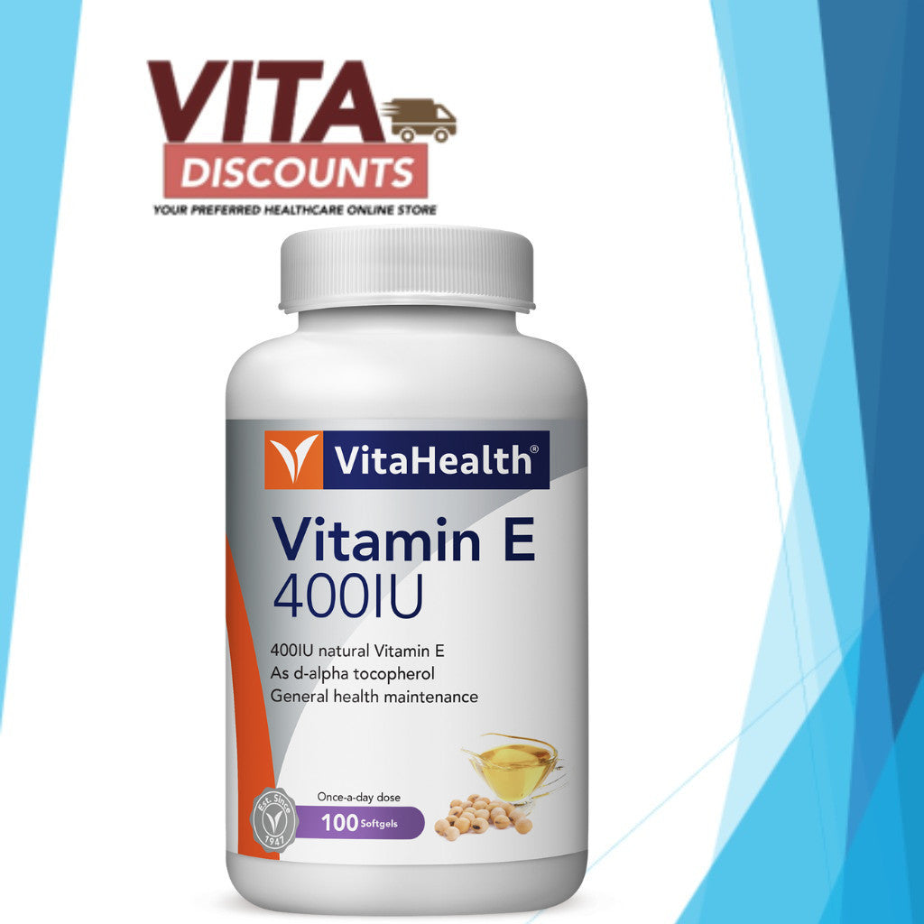 Vitahealth Vitamin E 400Iu Sgels (100's) [Exp 10/2028]