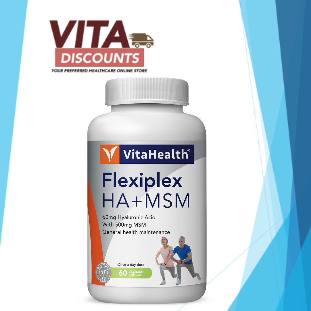 Vitahealth Flexiplex Ha+Msm Vcaps (60's x 1/2 Pack) [Exp 05/2027]