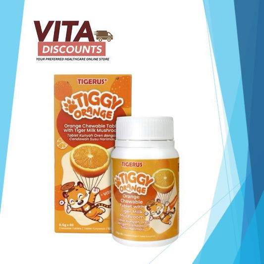 [EXTRA 1 GIFT] TIGERUS TIGGY ORANGE WITH TIGER MILK MUSHROOM CTABS 80S EXP05/2027