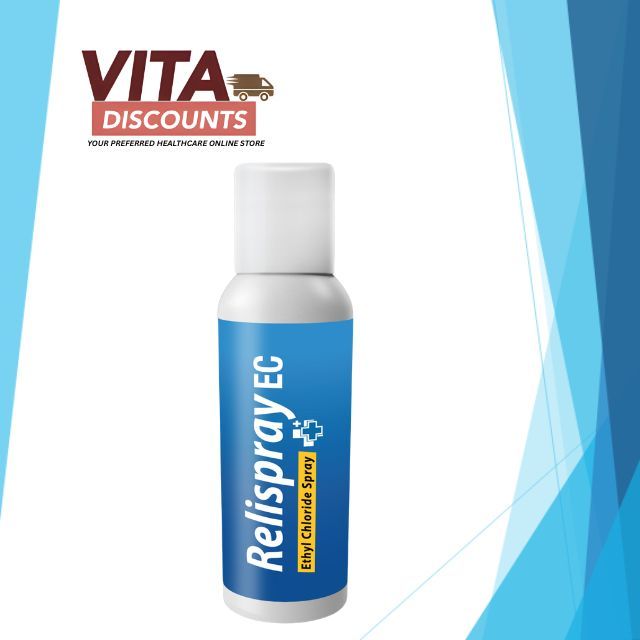 Relispray Ec Ethyl Chloride Spray Blue Type (100g) [Exp 04/2028]