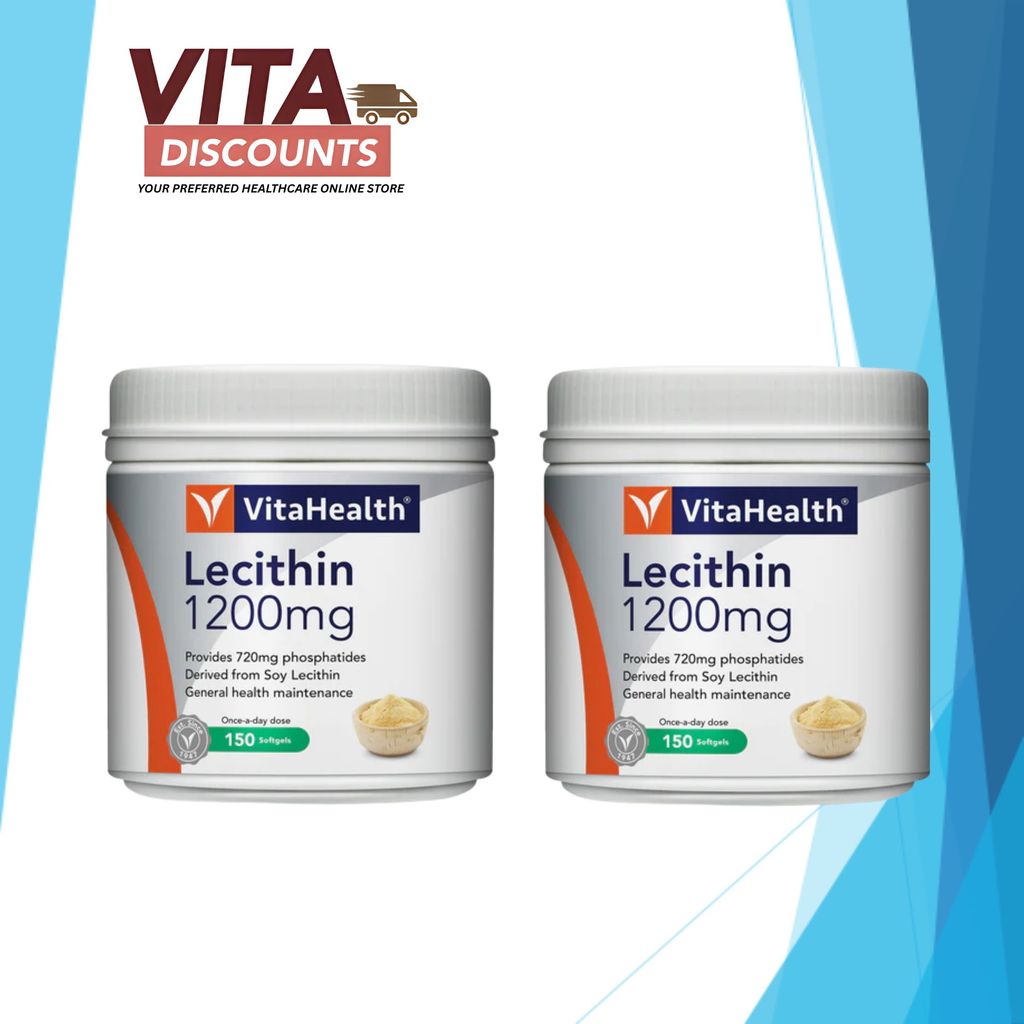 Vitahealth Lecithin 1200mg Sgels (150's x 2 Pack) [Exp 05/2027]