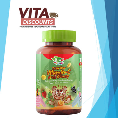 Bio+ Junior Teddy Bear Vitamin-C Fruit Gummy Gummies (80's) [Exp 02/2027]