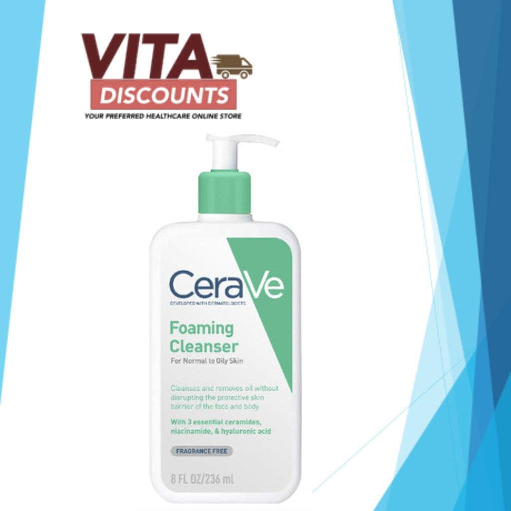 Cerave Foaming Cleanser (236ml/473ml) [Exp 09/2028]