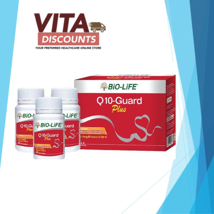 Bio-Life Q10-Guard Plus Scaps (30's x 3 Pack) [Exp 06/2027]