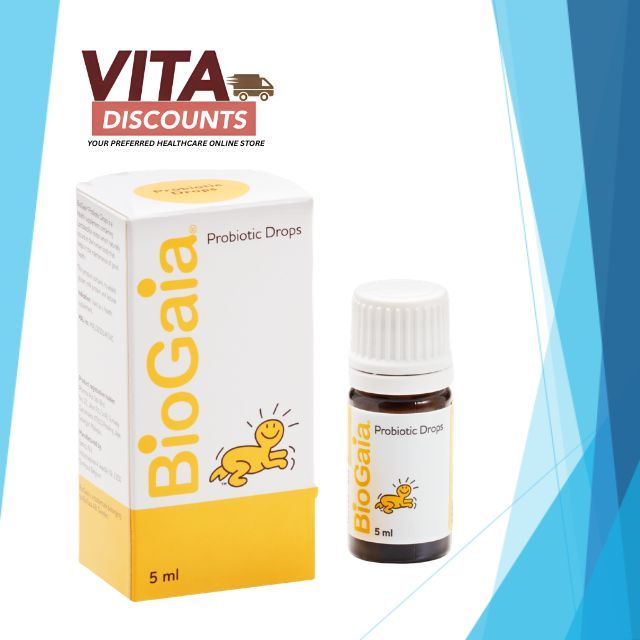 Biogaia Probiotic Regular Drops Without Vitamin D3 (5ml x 1/2 Pack)